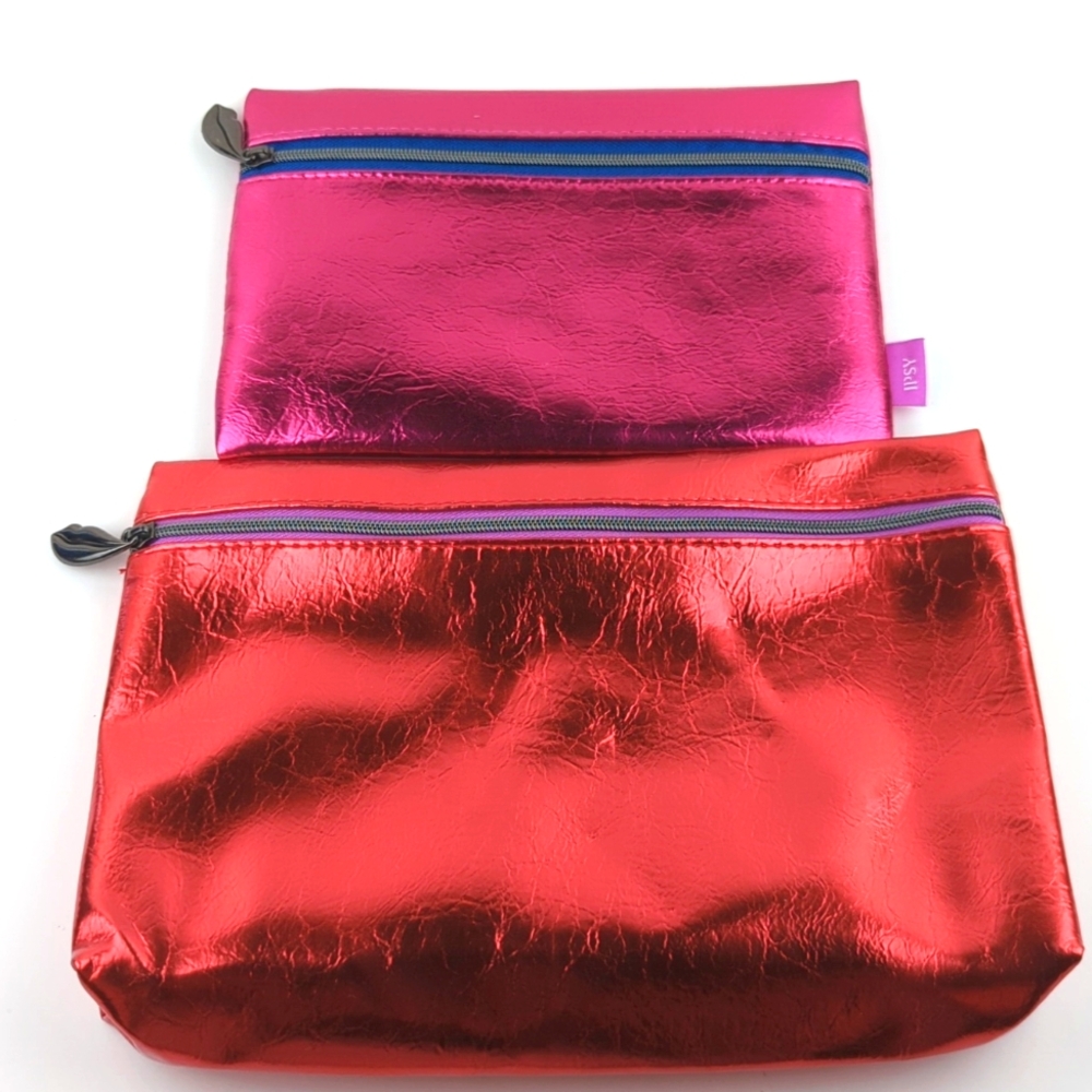 Ipsy Small & Medium Cosmetics/Makeup Pouches Set